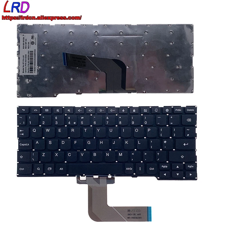 

New Original UK English Keyboard for Lenovo Ideapad A10 Laptop 25214040 25213981 25214011