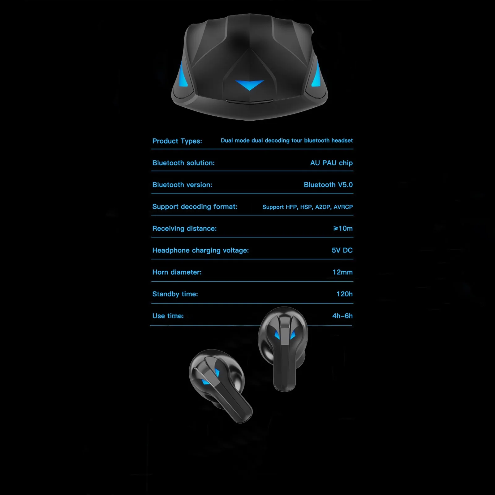 

Bluetooth 5.0 Earphones 2200mAh Charging Box Wireless Headphone 9D Stereo Sports Waterproof Earbuds Headsets With Microphone