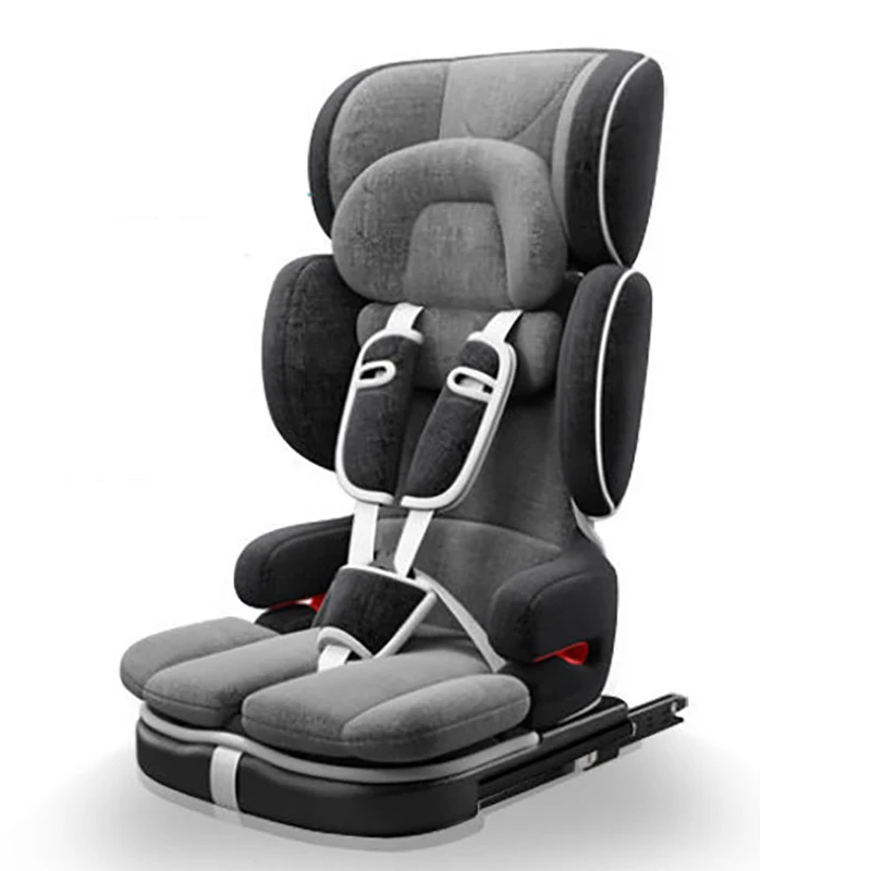 Portable Baby Car Safety Seat Folding Child Car Booster Seat Adjustable Kids Safety Chair For 9M-12Y