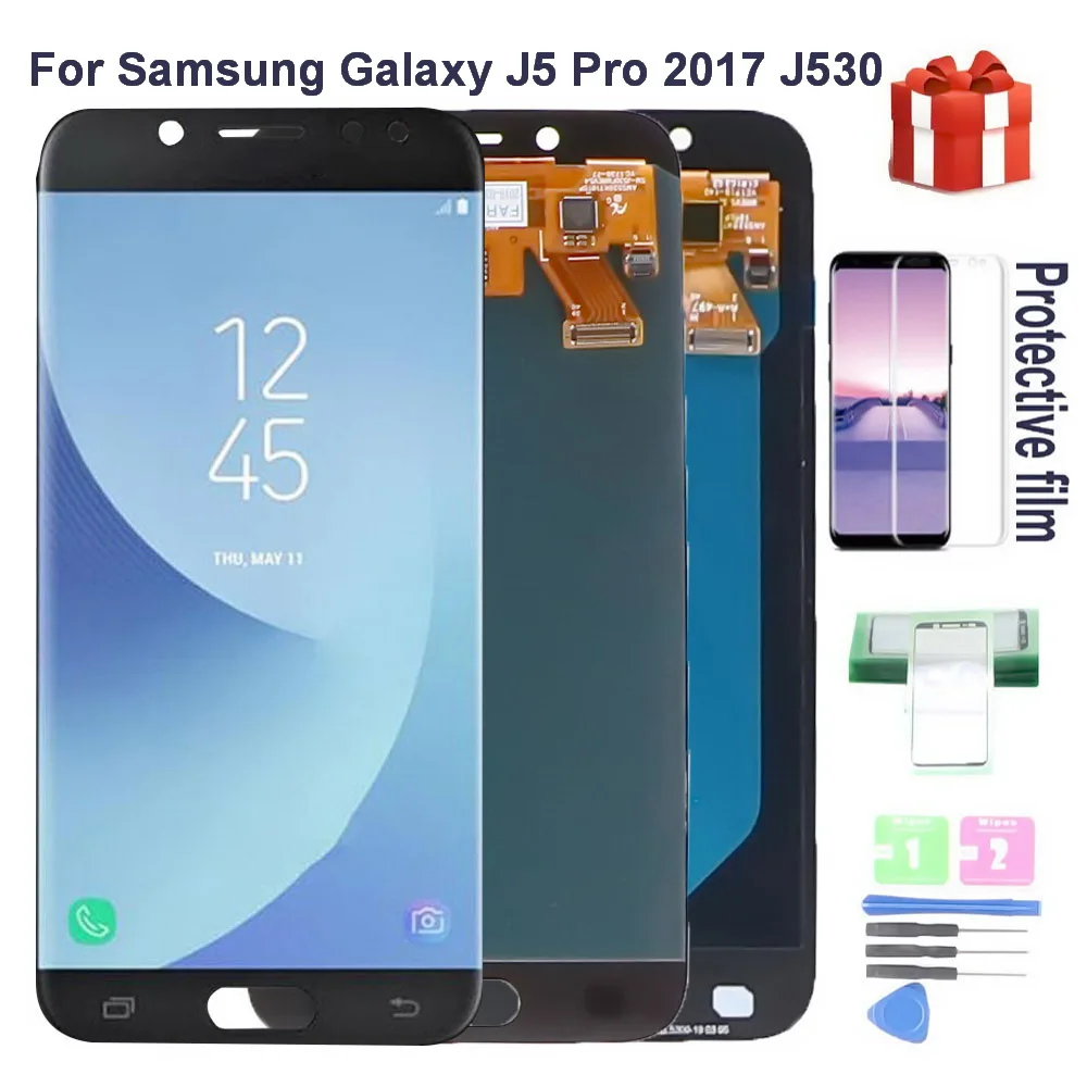 

Original 5.2" AMOLED Lcd For Samsung Galaxy J5 Pro 2017 J530 J530F J530F/DS SM-J530F LCD display Touch Screen Digitizer Assembly