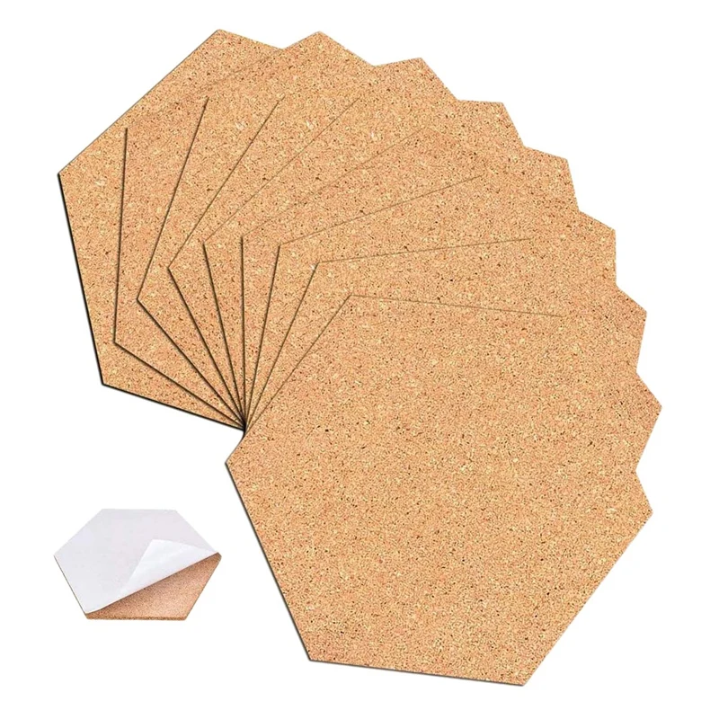 

Self-Adhesive Cork Coasters, Cork Mats Cork Backing Sheets For Coasters And DIY Crafts Supplies