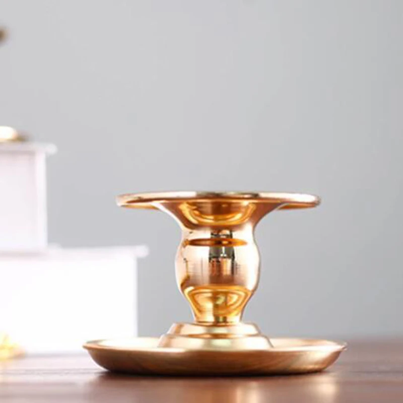 Рождественский подсвечник для дома праздника свадьбы украшения из золотого