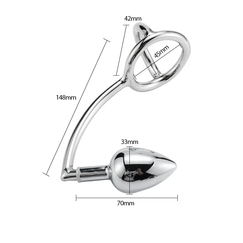 Анальная пробка из нержавеющей стали