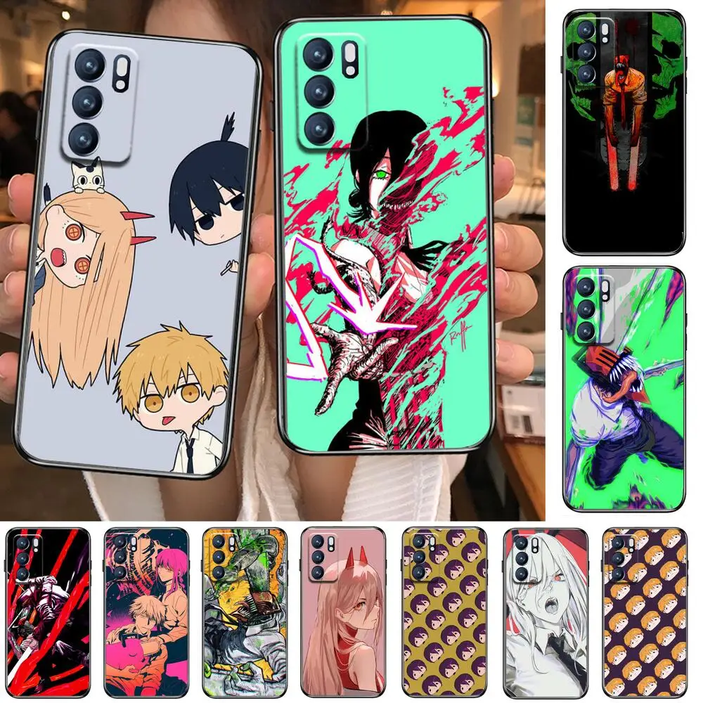 

chainsaw manFor Realme C3 Case Soft Silicon Back cover OPPO Realme C3 RMX2020 Coque Capa Funda find x3 pro C21 8 Pro a91