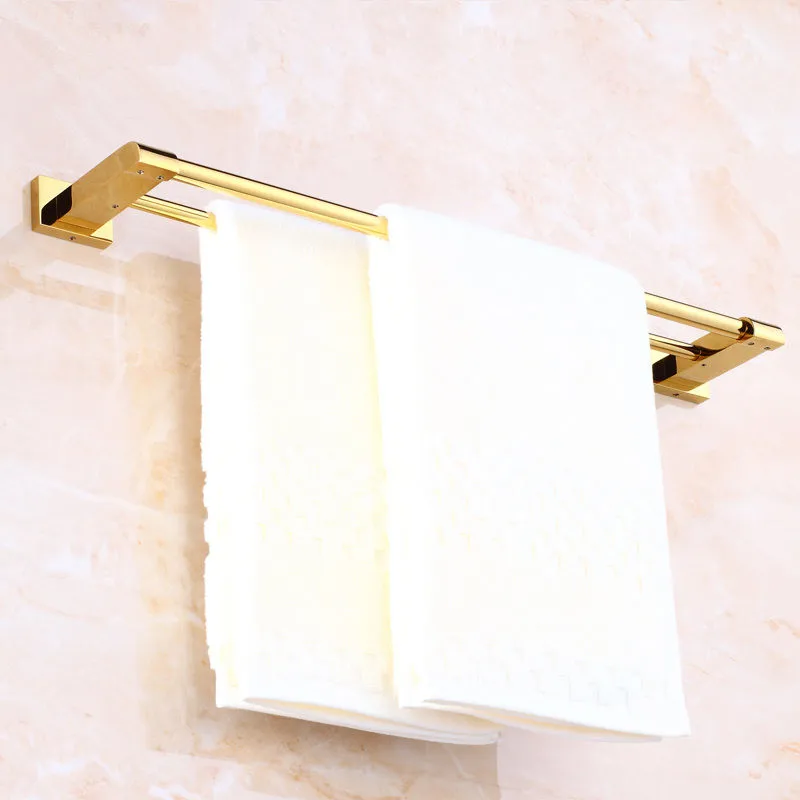 Настенный медный держатель для полотенец 40-60 см | Обустройство дома