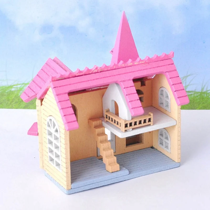 Миниатюрный домик сделай сам деревянные игрушки аксессуары для кукольного