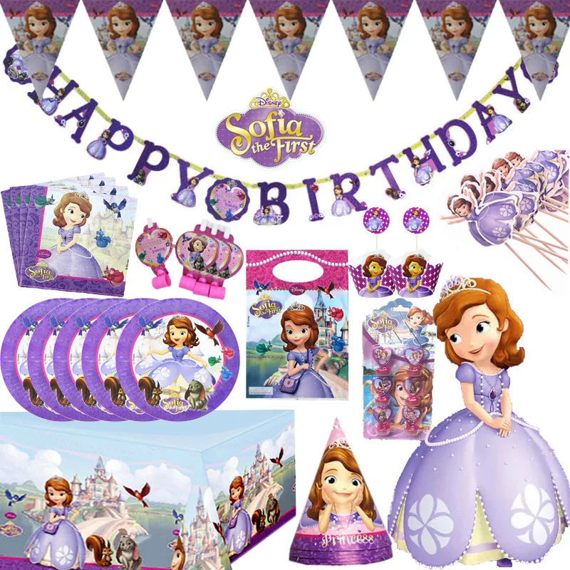 Детская одноразовая посуда для дня рождения | Дом и сад