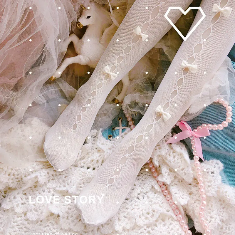 Пустотелые маленькие носки-бабочки сетчатые носки с отверстиями милые колготки