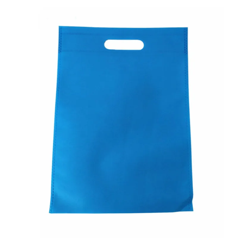 Sky blue Vogvigo Environmental Storage Bag Handbag Foldable Shopping Bags Reusable Folding Grocery Nylon Tote Bag Solid Color - Цвет: Sky blue