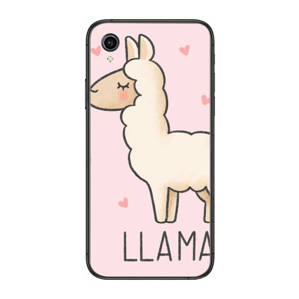 

Lovely Lama Llama Alpacas Style Phone Cases cover For VIVO X50 30 Y97 91 93 85 83 81 79 73 V 17 15 9 S7 U3X black Covers