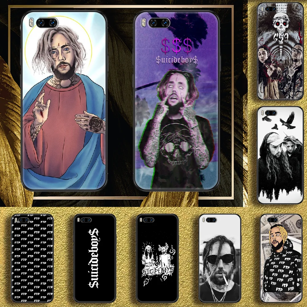 Чехол для телефона $ uicideboy FTP Xiaomi Mi Max Note 3 A2 A3 8 9 9T 10 Lite Pro Ultra black 3D Etui tpu бампер