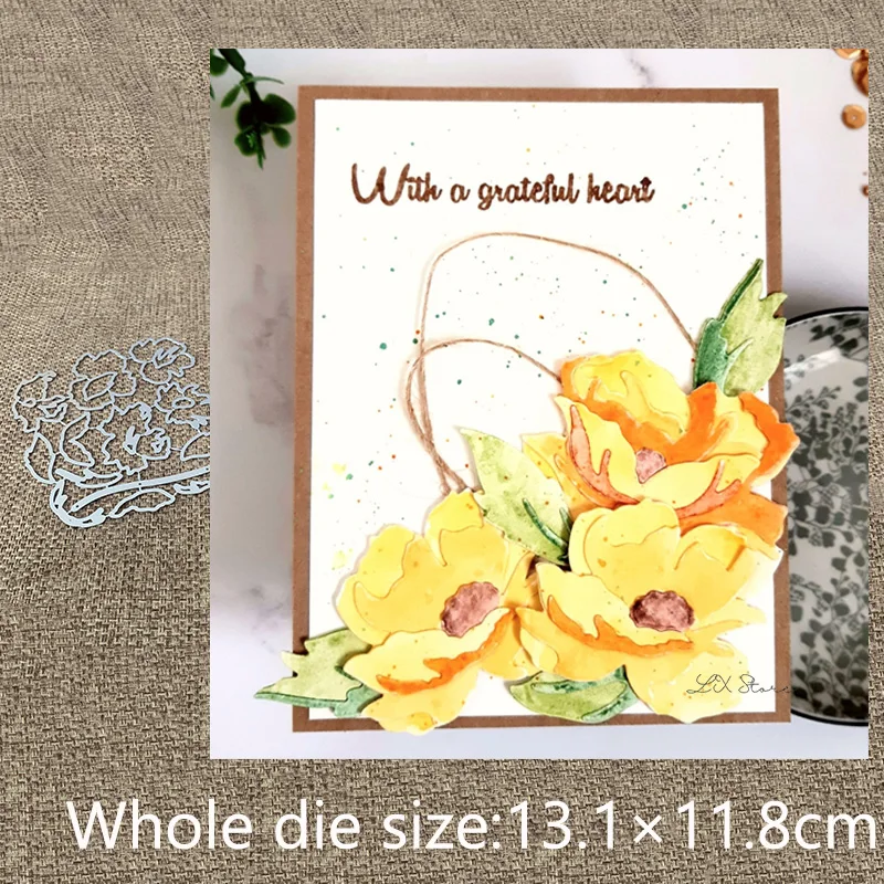 

XLDesign Craft Metal Cutting Dies stencil mold flower leaves decoration scrapbook Album Paper Card Craft Embossing die cuts