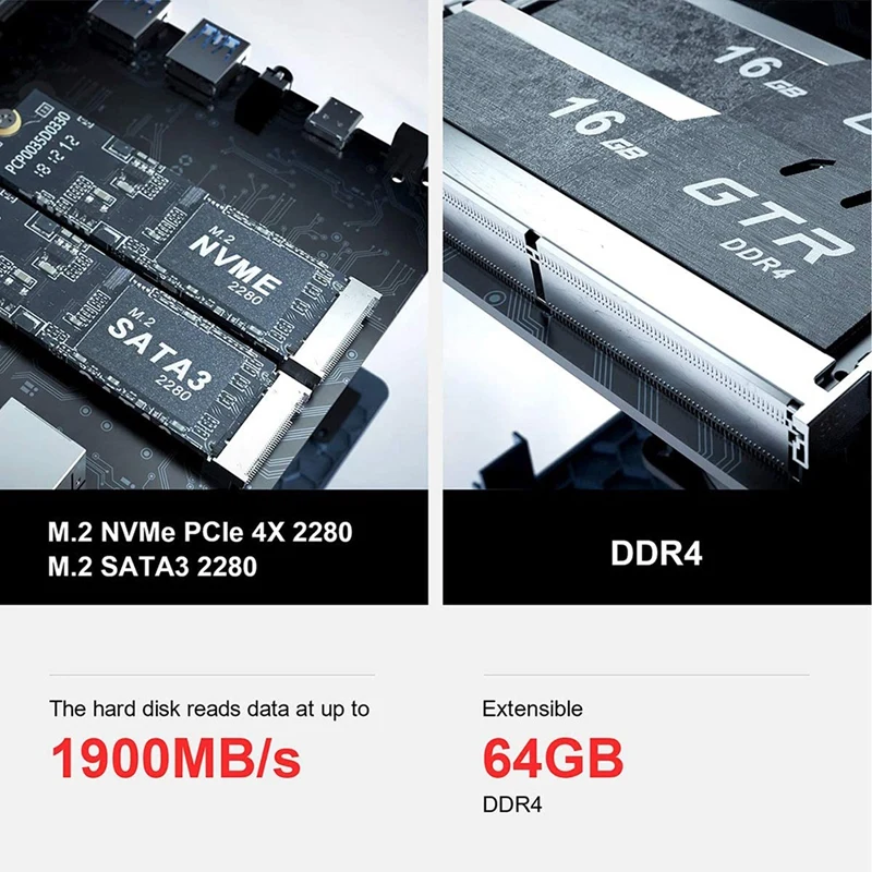 Beelink GTR PRO мини ПК Windows 10 HI FI телефон аналогичный экран компьютер Wi-FI 6 игровых