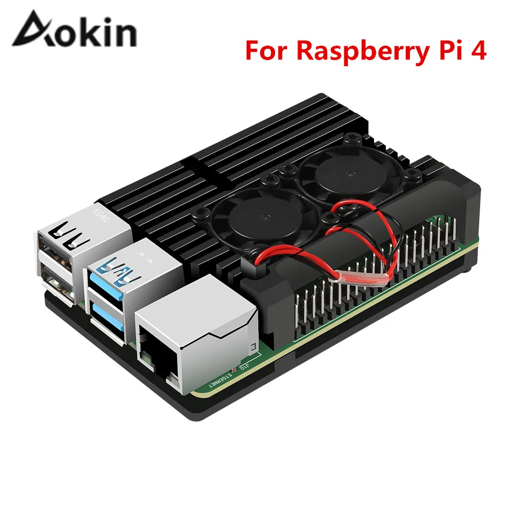 Чехол Raspberry Pi 4 Model B Armor чехол из алюминиевого сплава с пассивным охлаждением
