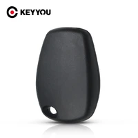 keyyou 15xfor renault car key shell without key blank blade no button replacement transponder key cover case fob for renault