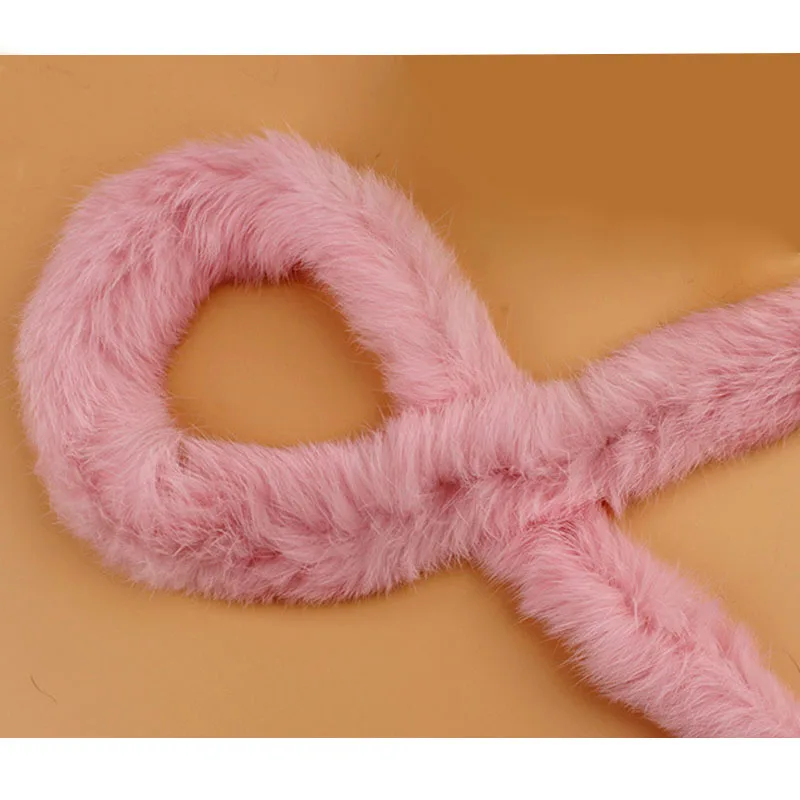 1 ярд лента из искусственного кроличьего меха пушистая отделка аксессуары сделай