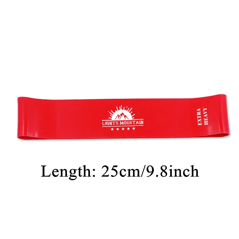 Red-25cm Фитнес резинки резинки для фитнеса резинка для фитнеса резинки для спорта фитнес резинка резинка для спорта фитнесс резинки спортивные резинки экспандер фитнес для спорта 1,45 мм-0,45 мм Эспандеры 6 цветов - Цвет: Red-25cm