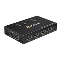 4 in 1 out hdmi compatible 2 0 usb splitter hdtv laptop 4k video hd adapter hub with remote control 60hz pc game hdcp converter