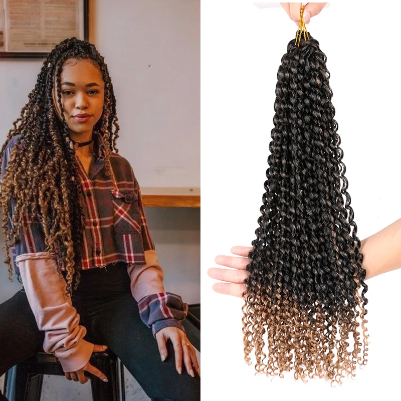 Страсть твист вязание крючком косички блонд Омбре Наращивание волос