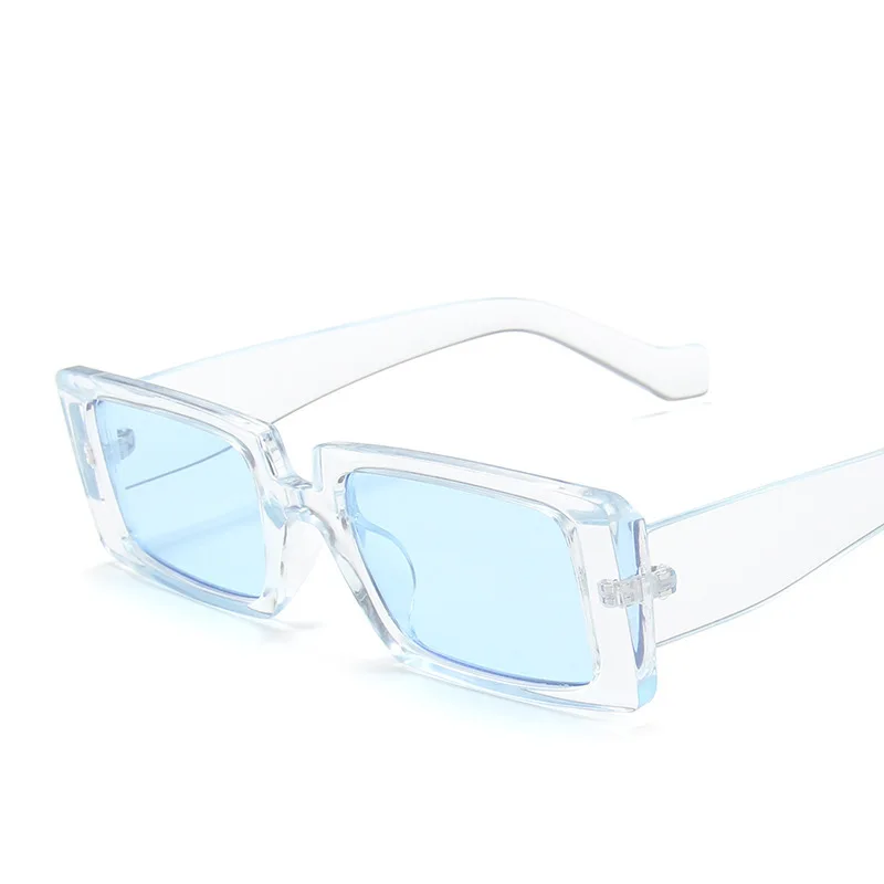 

Fashion Square Sunglasses Women Female Trend Transparent Color Personality Eyeglasses Street Shooting Catwalk Glasses