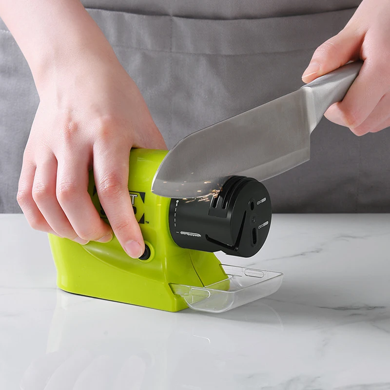 

Multifunction Electric Knife Sharpener Automatic Knife Ginder Sharpening Stone Motorized Knife Whetstone Kitchen Accessories