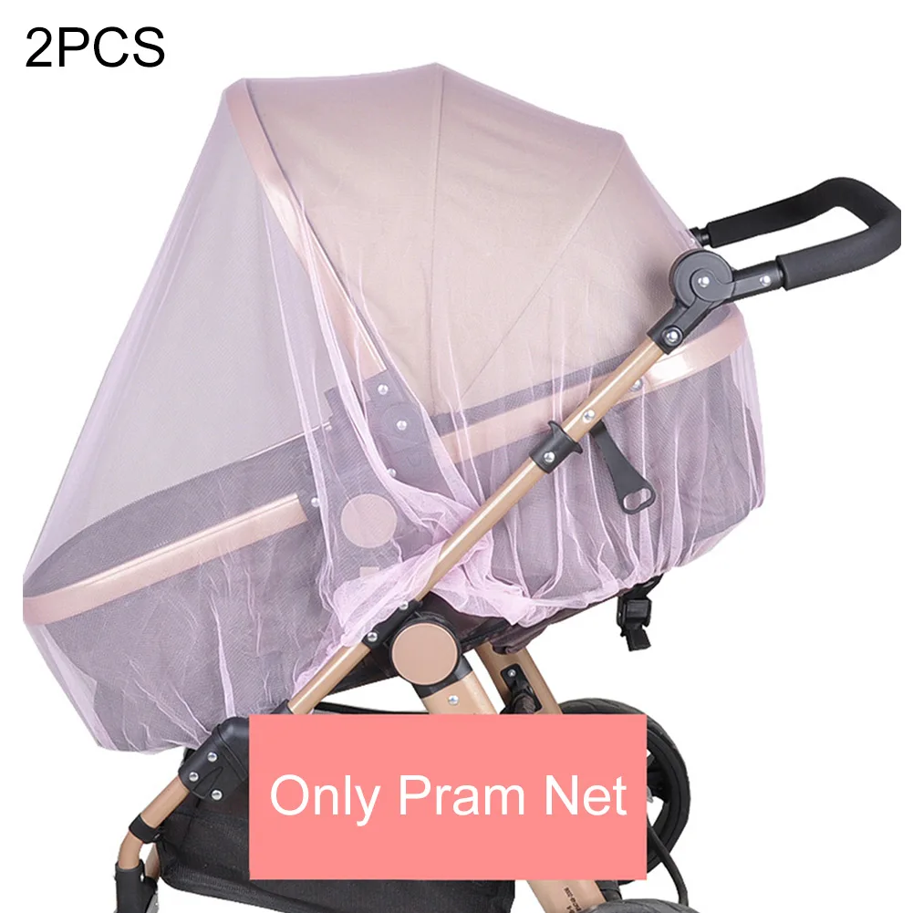 

2pcs/pack Buggy Protection Anti Mosquito Travel Car Seat Baby Stroller Pram Net Universal Carrycot Bed Insect For Pushchair Fly