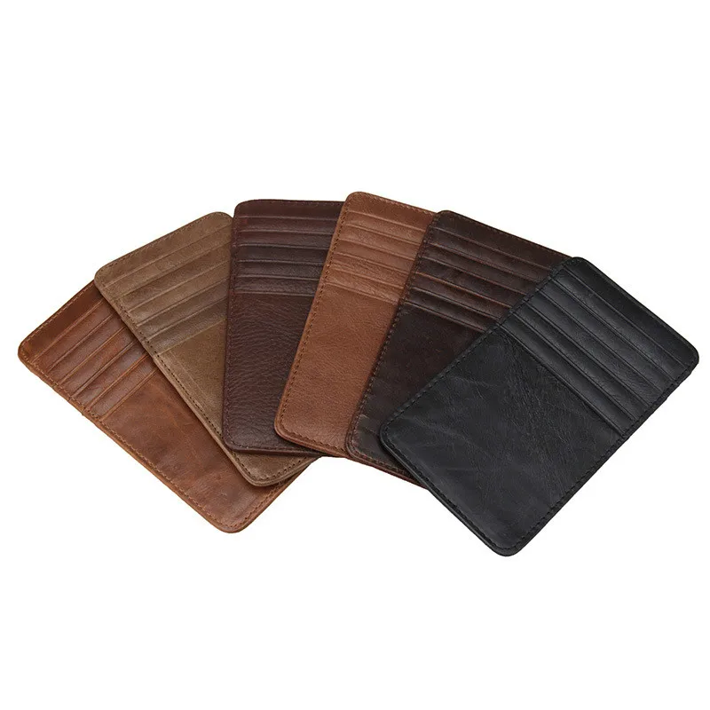 2019 из роскошной настоящей коровьей натуральная кожа мульти держатель для карт