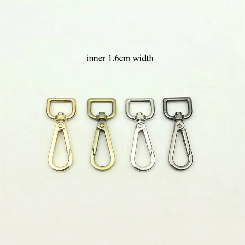 

30Pcs 16x50mm Trigger Snap Hook Metal Swivel Clasp Lobster Claws Swivel Dog Belt Hooks Bag Hardware Hook Carabiners Accesories