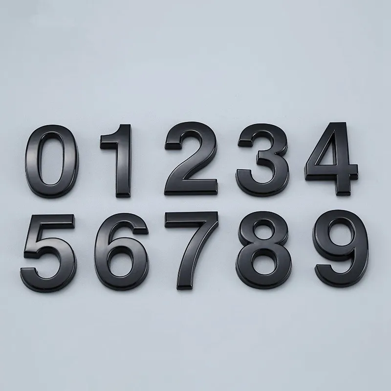 Самоклеящаяся табличка с цифрами на дверь от 0 до 9 цифр|Дверные таблички| |