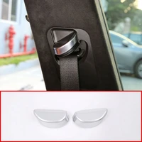 abs chrome safety belt cover trim for maserati levante 2016 set of 2pcs car accessories