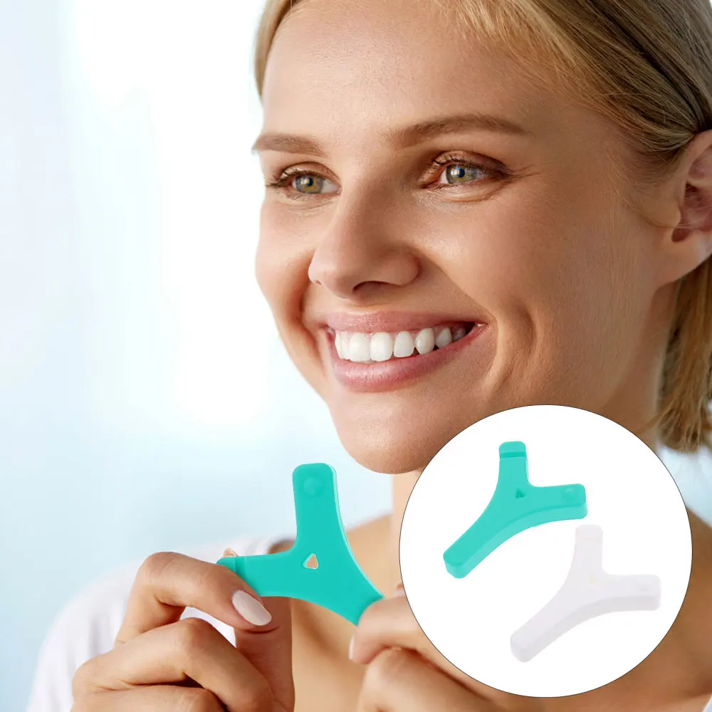 

2pcs Multi-functional Y-Shaped Aligner Chewies Orthodontics Teeth Chewies