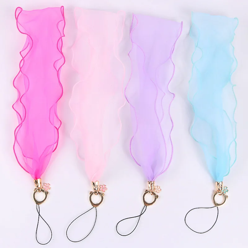 Shellnail Mobile phone rope lace female neck hanging mesh lanyard universal mobile pendant wrist straps | Мобильные телефоны и