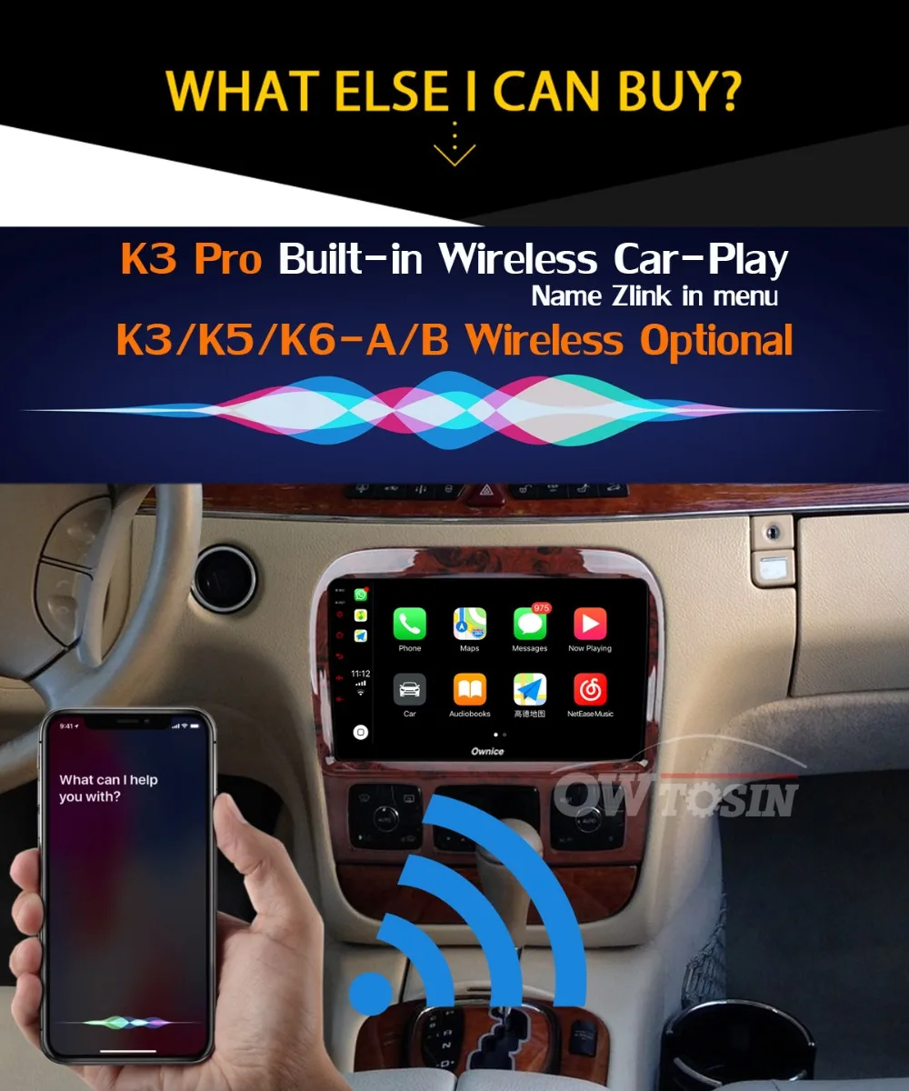 360 ° камера 4G LTE Android 9,0 4G+ 64G gps радио gps CarPlay SPDIF DSP Автомобильный плеер для Mercedes Benz S CL Класс W220 W215