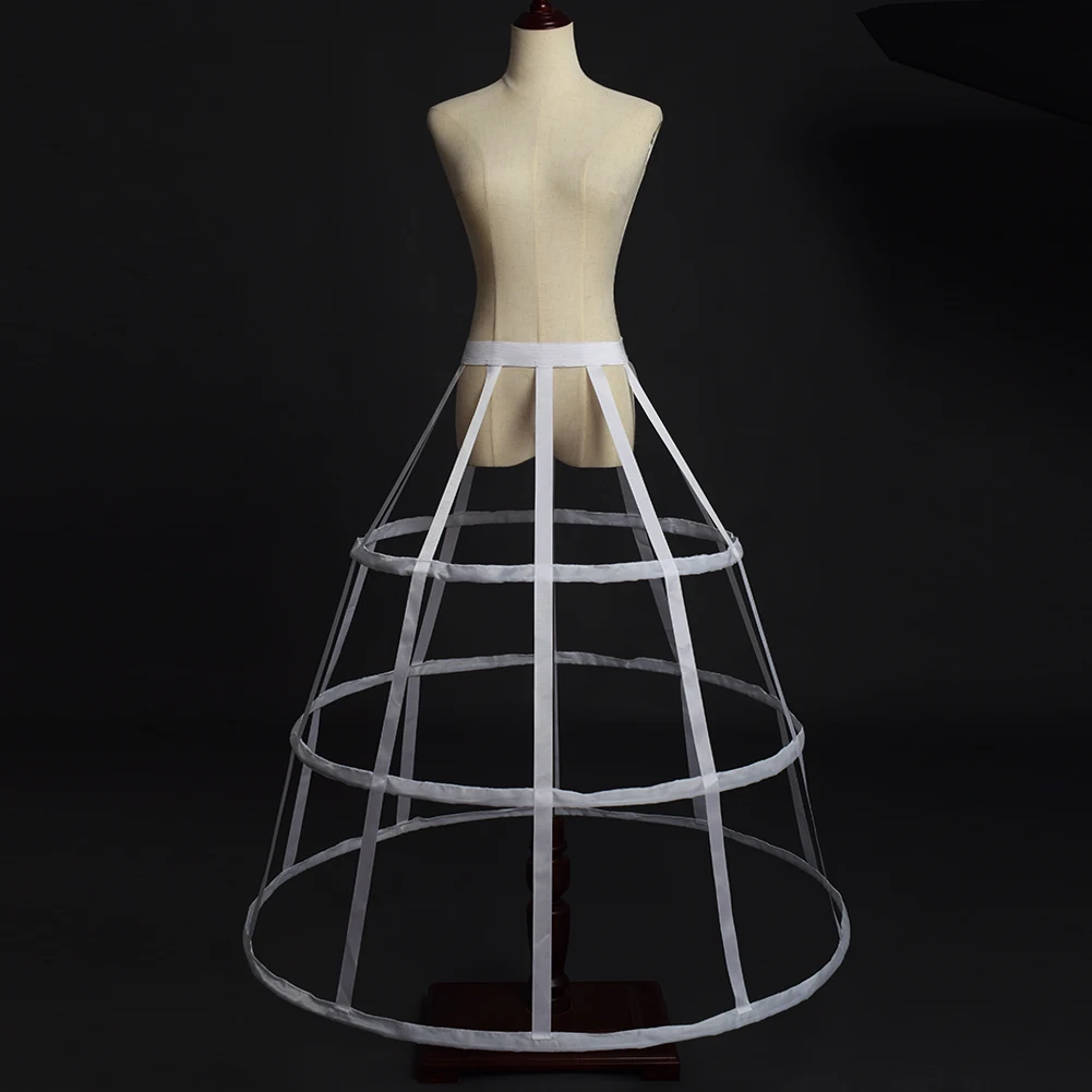 Белая черная подъюбник с 3 кольцами свадебная Нижняя юбка для невесты фотосессия