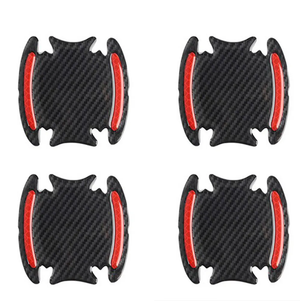 Светоотражающая наклейка на дверную ручку автомобиля универсальная защитная