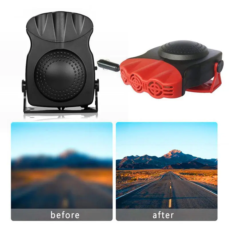 12 В Портативный Автомобильный многофункциональный обогреватель с тремя