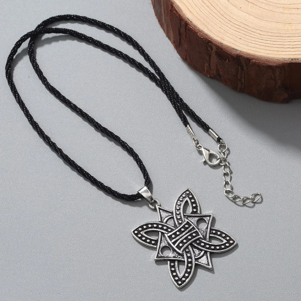 Чандлер Викинг Плетеный узел Норс бабочка кулон ожерелья для мужчин