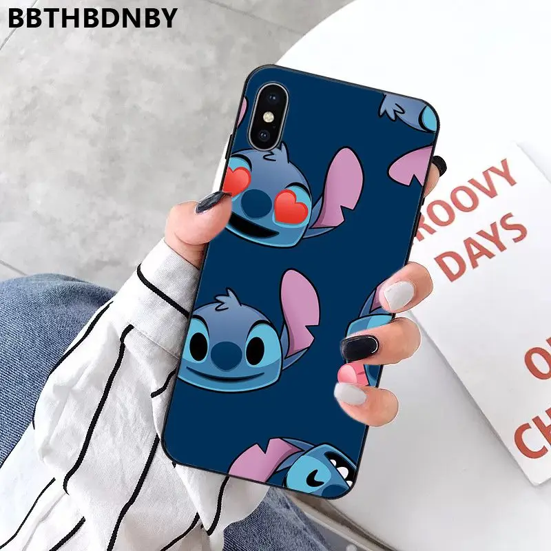 Чехол для телефона милый Стич сделай сам красивый чехол iPhone 11 pro XS MAX 8 7 6 6S Plus X 5 5S SE