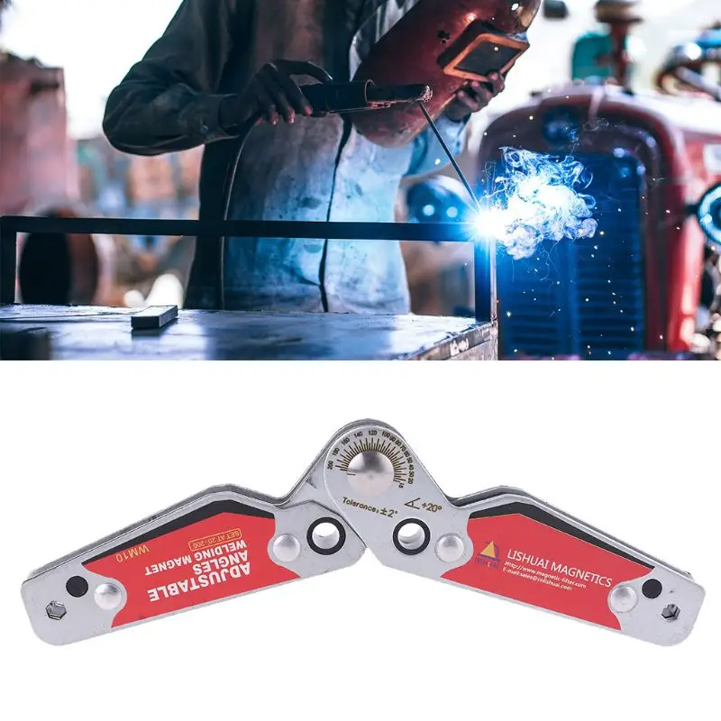 

New Adjustable Magnets Welding Locator Magnetic Holder Welding Fixture Corner Clamp