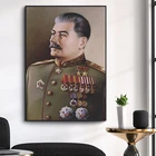 Постер Иосифа Сталина, Классическая фигурка, портрет, настенное искусство, общий президент, холст, живопись для гостиной, Декор, картина без рамки