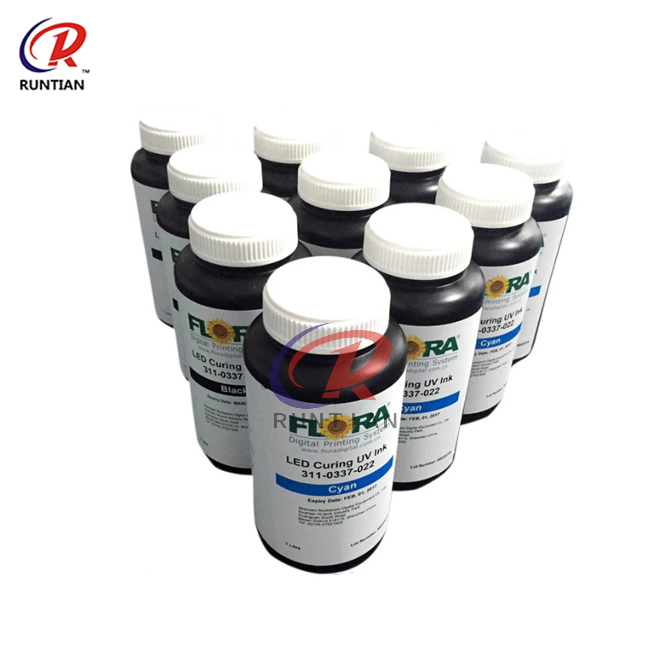 1000 мл Nazdar УФ светодиодный чернила черный желтый пурпурный Голубой светильник