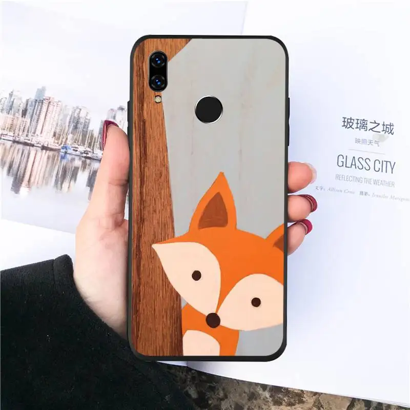 

Fox cute cartoon animal Phone Case For Huawei honor Mate P 10 20 30 40 Pro 10i 9 10 20 8 x Lite funda coque
