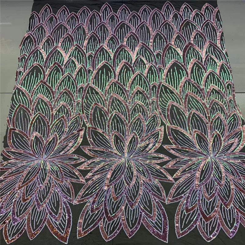 Новейшее нигерийское Тюлевое кружево 2019 зеленые блестки французская сетка