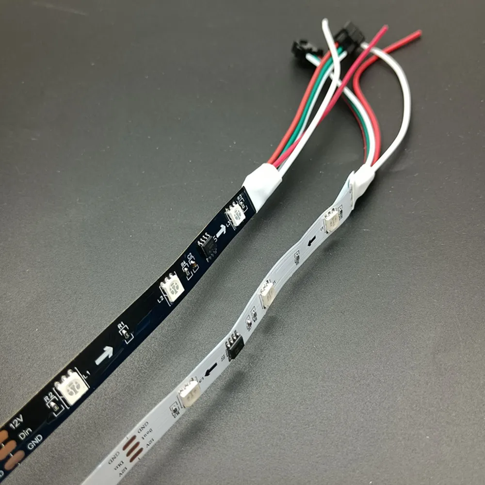 Пиксельная светодиодная ленсветильник WS2811DC12V 5 м Rgb полноцветная 5050 светодиодный