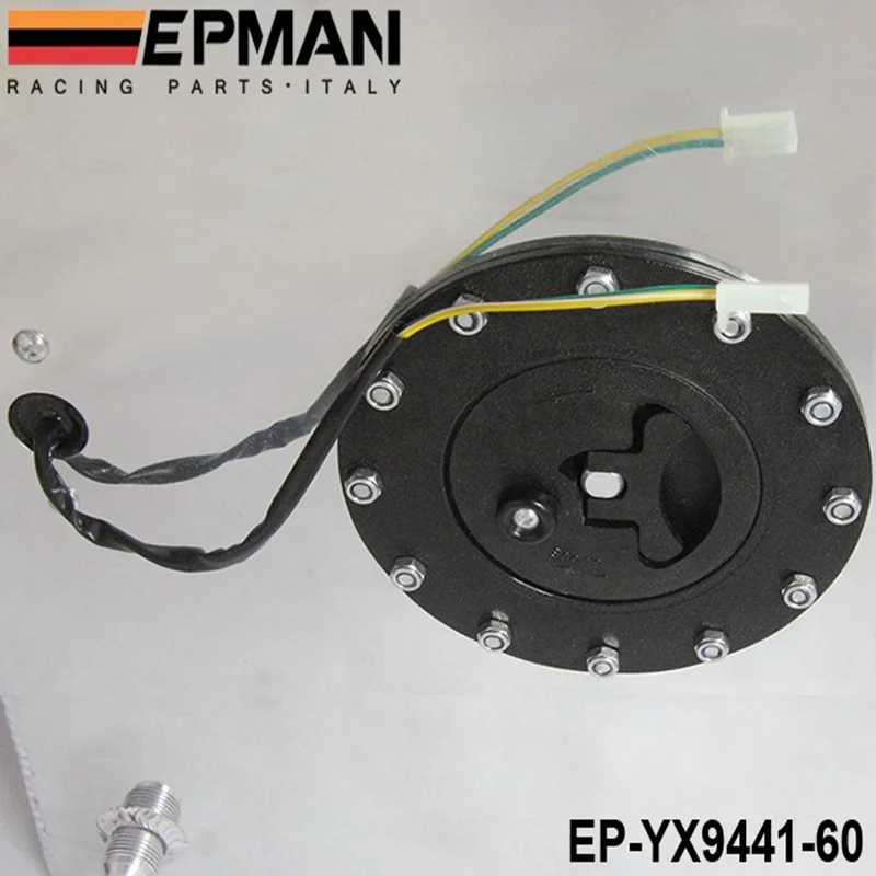 60л полированный алюминиевый гоночный/дрейф/уличный топливный бак + уровень