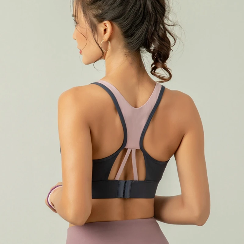 Brassiere Sport Bra Mesh Bralette Crop Top Vest Women Running Fitness Clothing Yoga Gym Sports Bras Push Up High Impact Tops | Спорт и