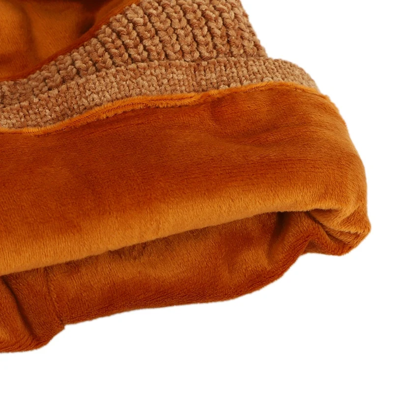 

Baby Winter Hat Knitted Neck Beanie Hat Snood for Girls and Boys with Fleece Lining Christmas Gift