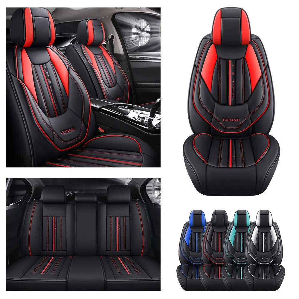 

Universal Car Seat Cover For AUDI S3 S4 S5 8T S6 C6 S7 SQ5 8R SQ7 RS3 RS4 RS5 RS6 Leather Seat Protection Cover Car Accessories