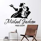 3D Наклейка на стену Майкла Джексона, водонепроницаемая Виниловая наклейка для гостиной, виниловые наклейки для росписи