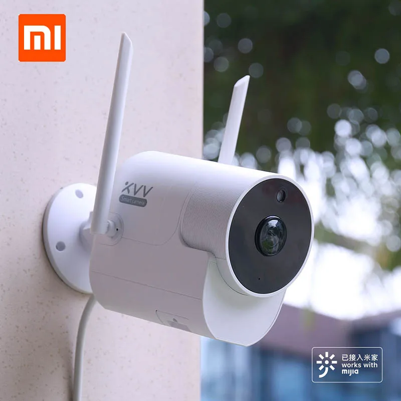 Новейшая Xiaomi Xiaovv наружная панорамная камера наблюдения камера беспроводной wifi высокой четкости ночного видения с приложением Mijia
